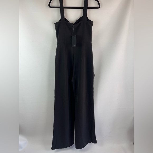 4th & Reckless NWT Larny Black Wide-Leg Jumpsuit Size 4 - Picture 3 of 13